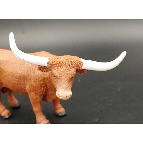 Safari Ltd Texas Longhorn Bull Toy Farm Animal Figure Realistic Vintage 2003 - Picture 5 of 10